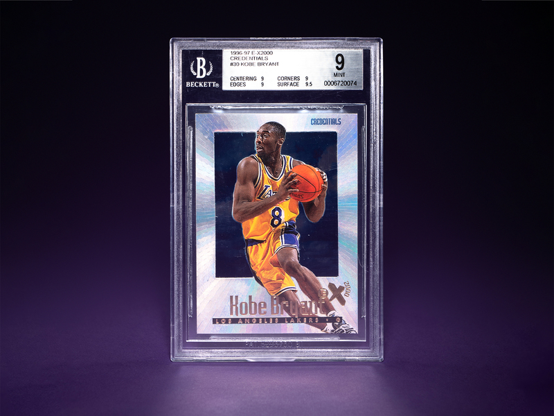 1996-97 NBA Hoops Skybox Basketball #281 Kobe Bryant Rookie Card Lakers