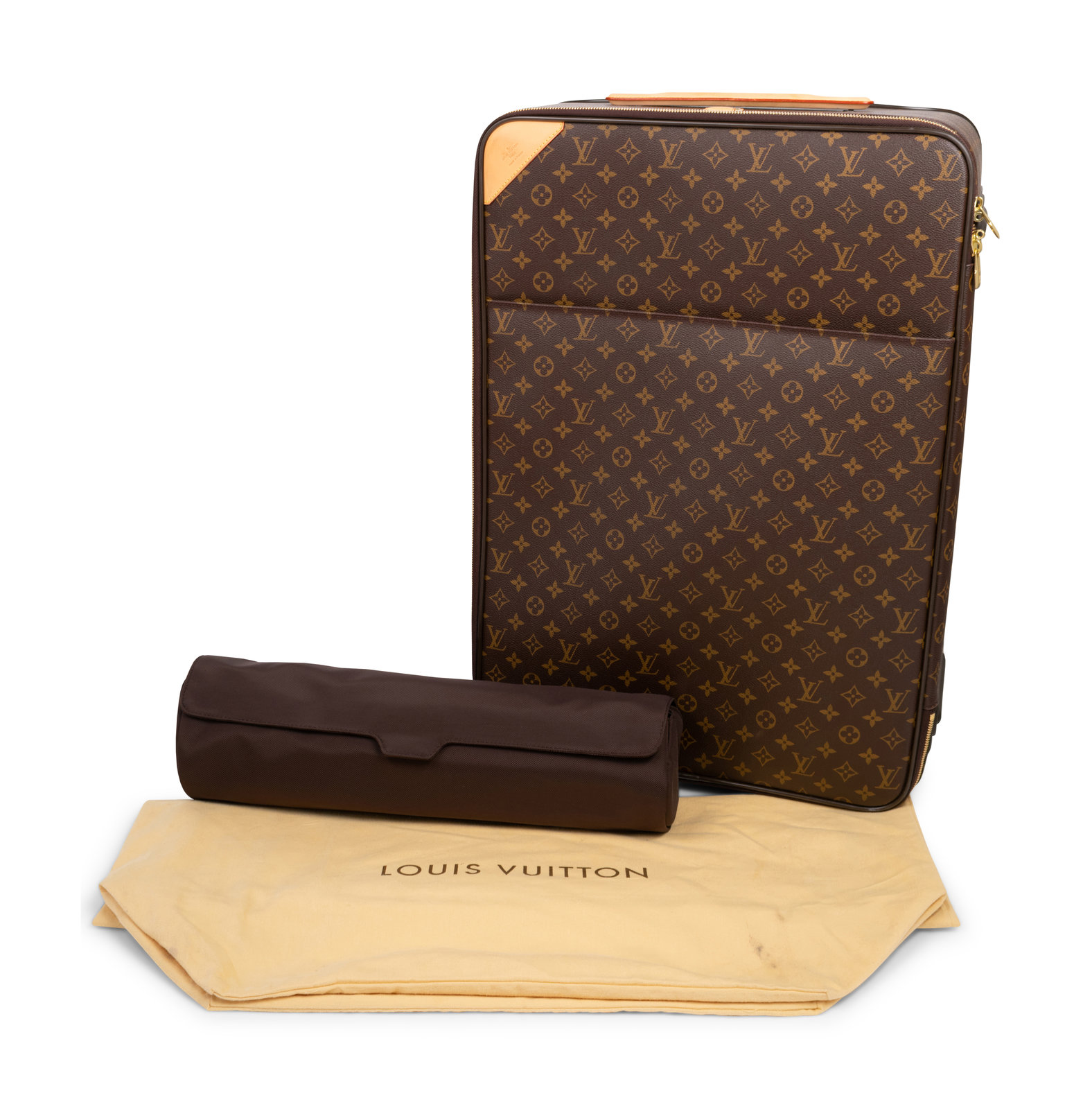 Louis Vuitton trolley Pegase 65 in tela monogram e finiture in