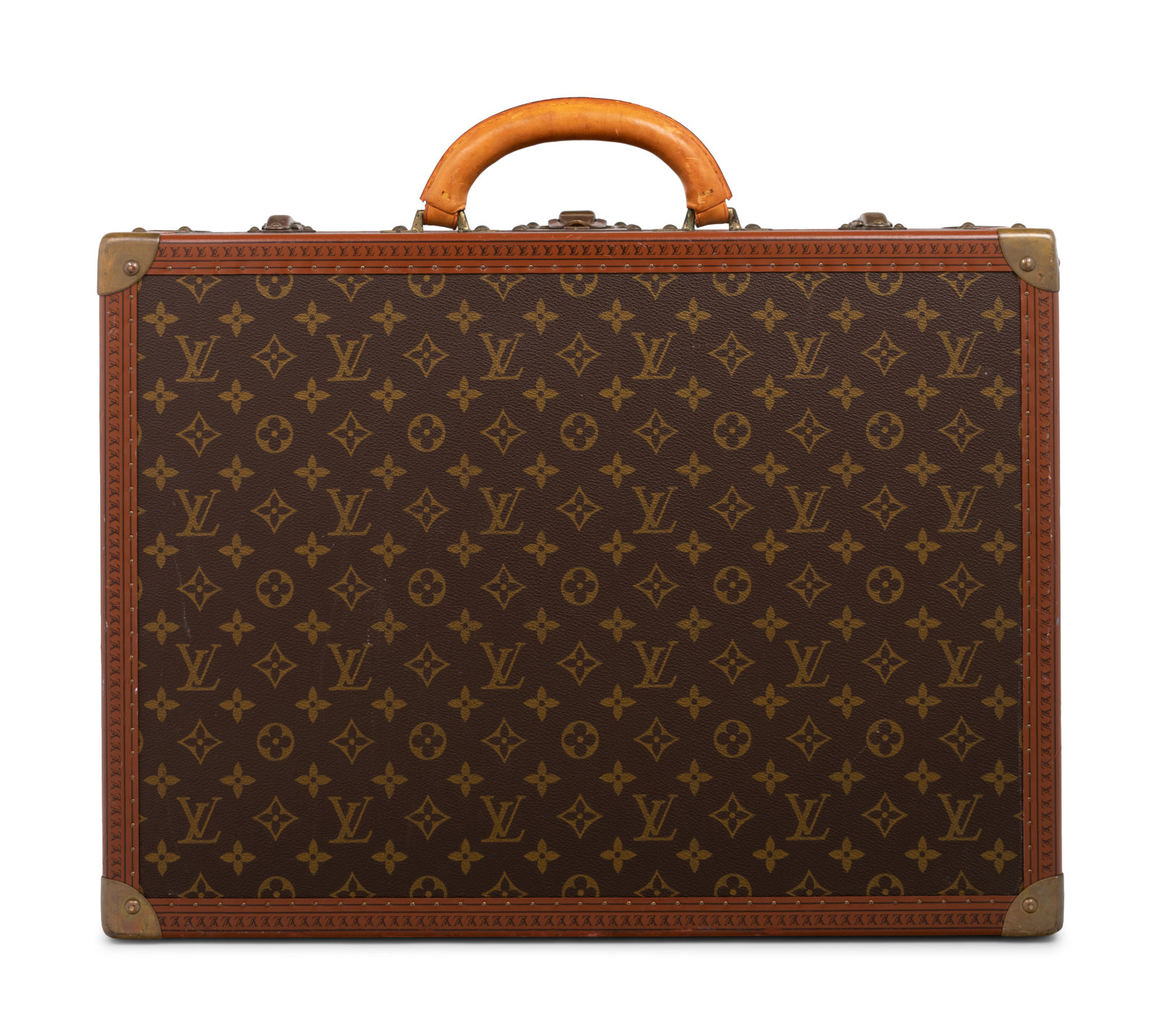 Louis Vuitton LV Monogram 'Alzer' Suitcase, circa 1995 For Sale at