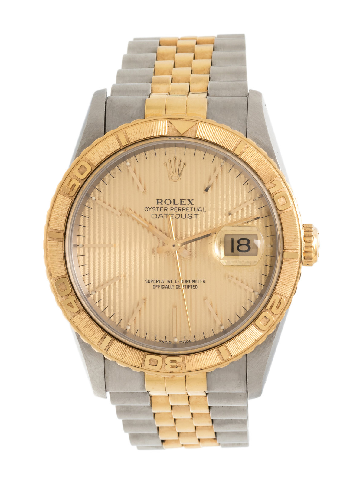 ROLEX REF. 16263 STAINLESS STEEL AND 18K YELLOW GOLD OYSTER