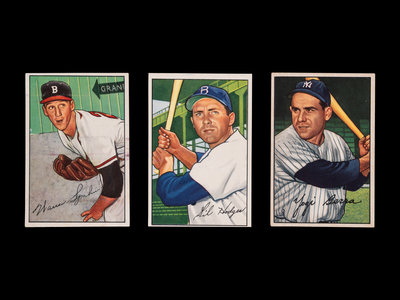 Sold at Auction: 1952 Bowman Gil Hodges Card