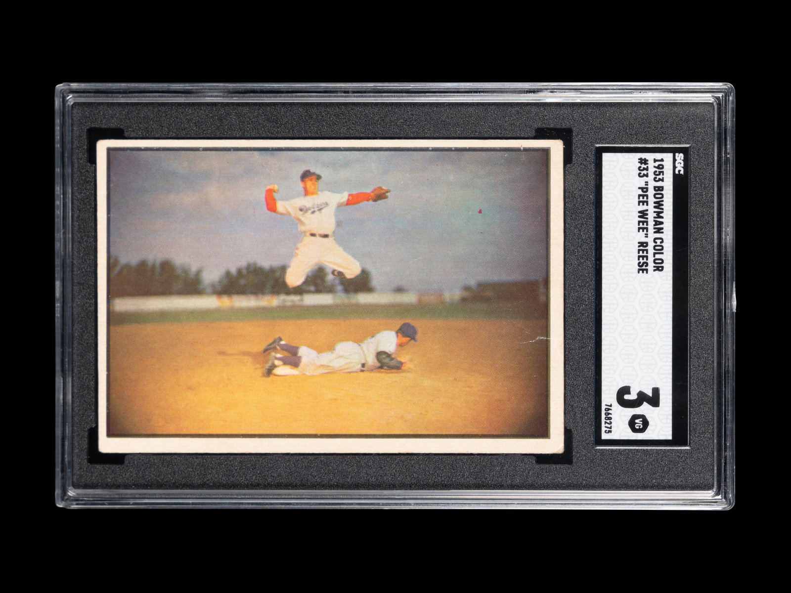 1953 Bowman Color Pee Wee Reese