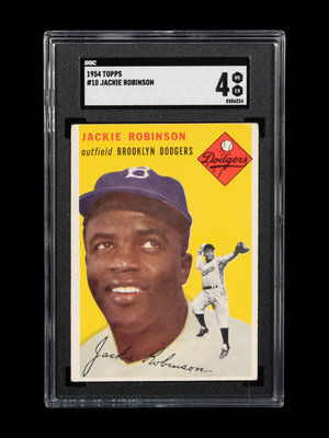 Sold at Auction: A 1955 Topps Jackie Robinson Baseball Card No. 50 (SGC 3.5  VG)