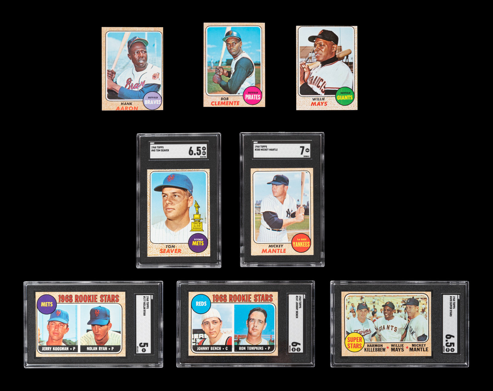 1968 Topps Baseball Card Complete Set