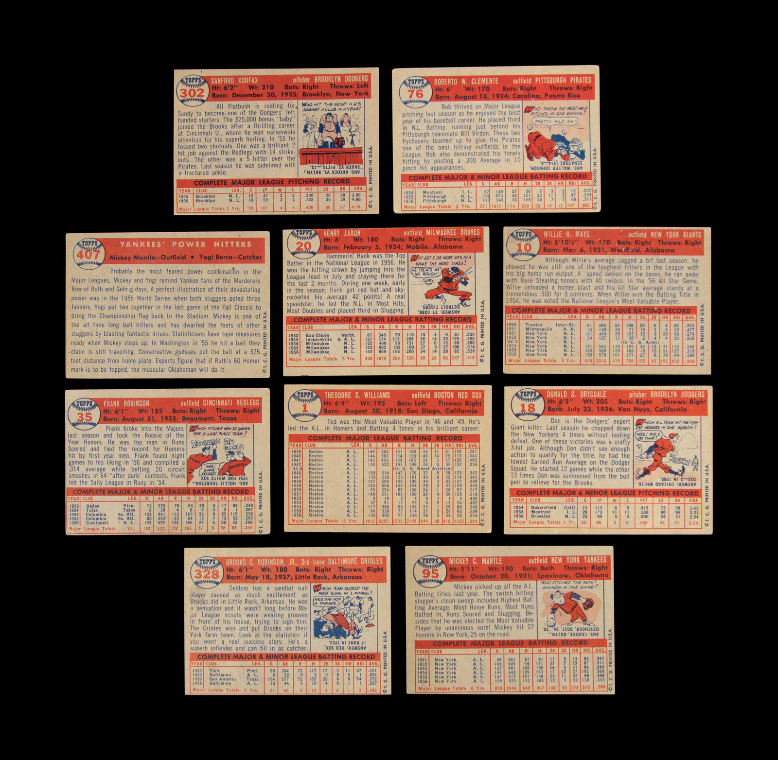 Sold at Auction: 1957 Topps Baseball Complete Set (407/407)