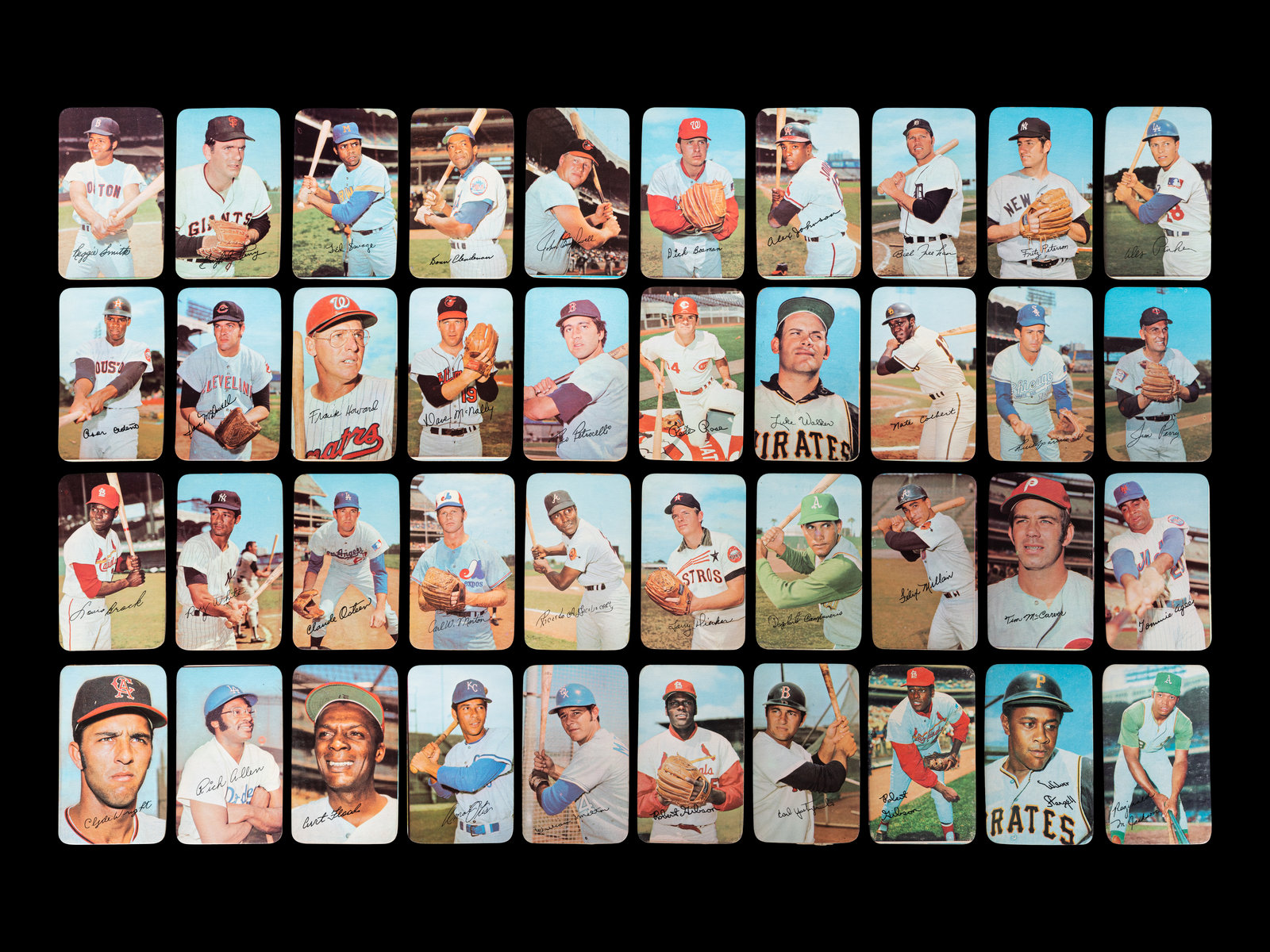 Lot Detail - 1971 Topps Baseball Super Near Set (49/63) with Rose