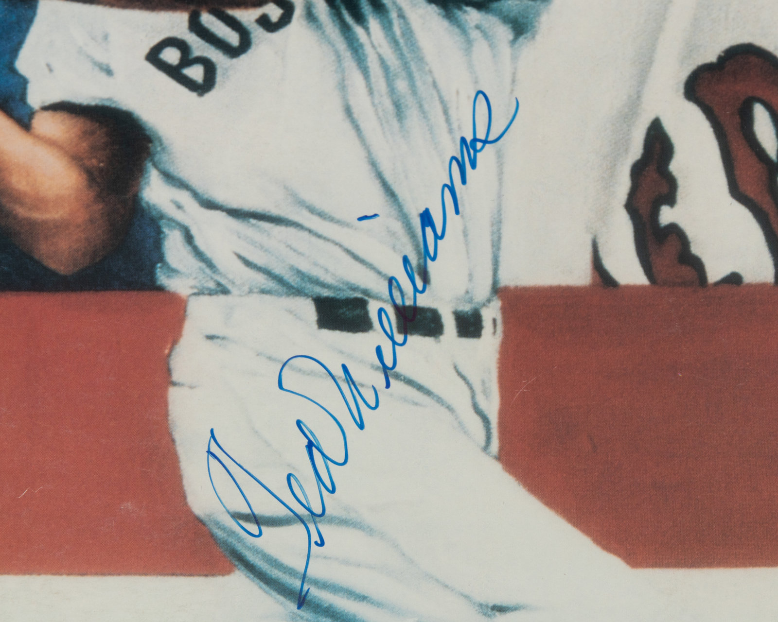 A Ted Williams and Carl Yastrzemski Signed Autograph Poster (Beckett  Authentication Services Letter BAS Certified)