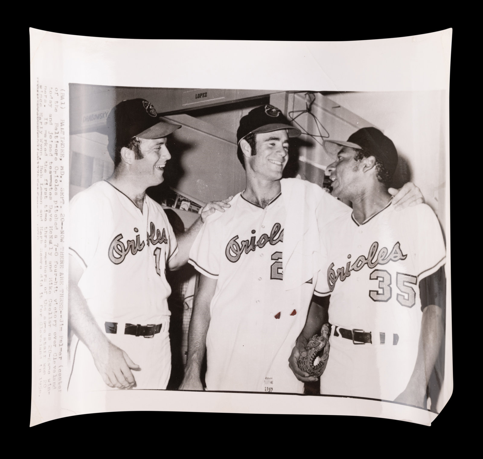 A Group of Over 60 Original Baltimore Orioles 1960s Type One News  Photographs (Including Brooks Robinson and Frank Robinson)