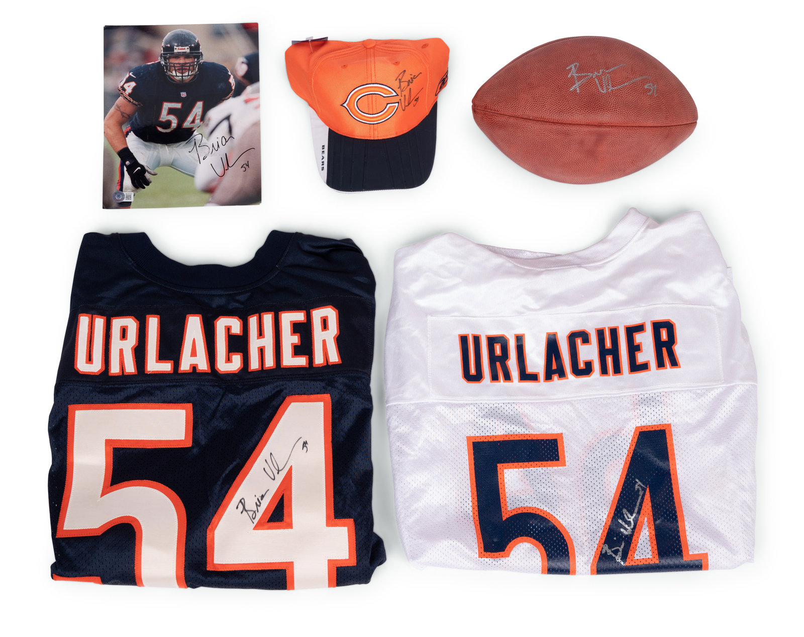 Official NFL Brian Urlacher Collectibles, Brian Urlacher Autographed  Merchandise, NFL Memorabilia