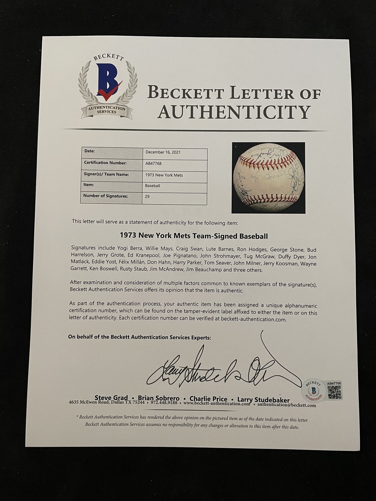 Jerry Koosman MLB Memorabilia, Jerry Koosman Collectibles, Verified Signed Jerry  Koosman Photos