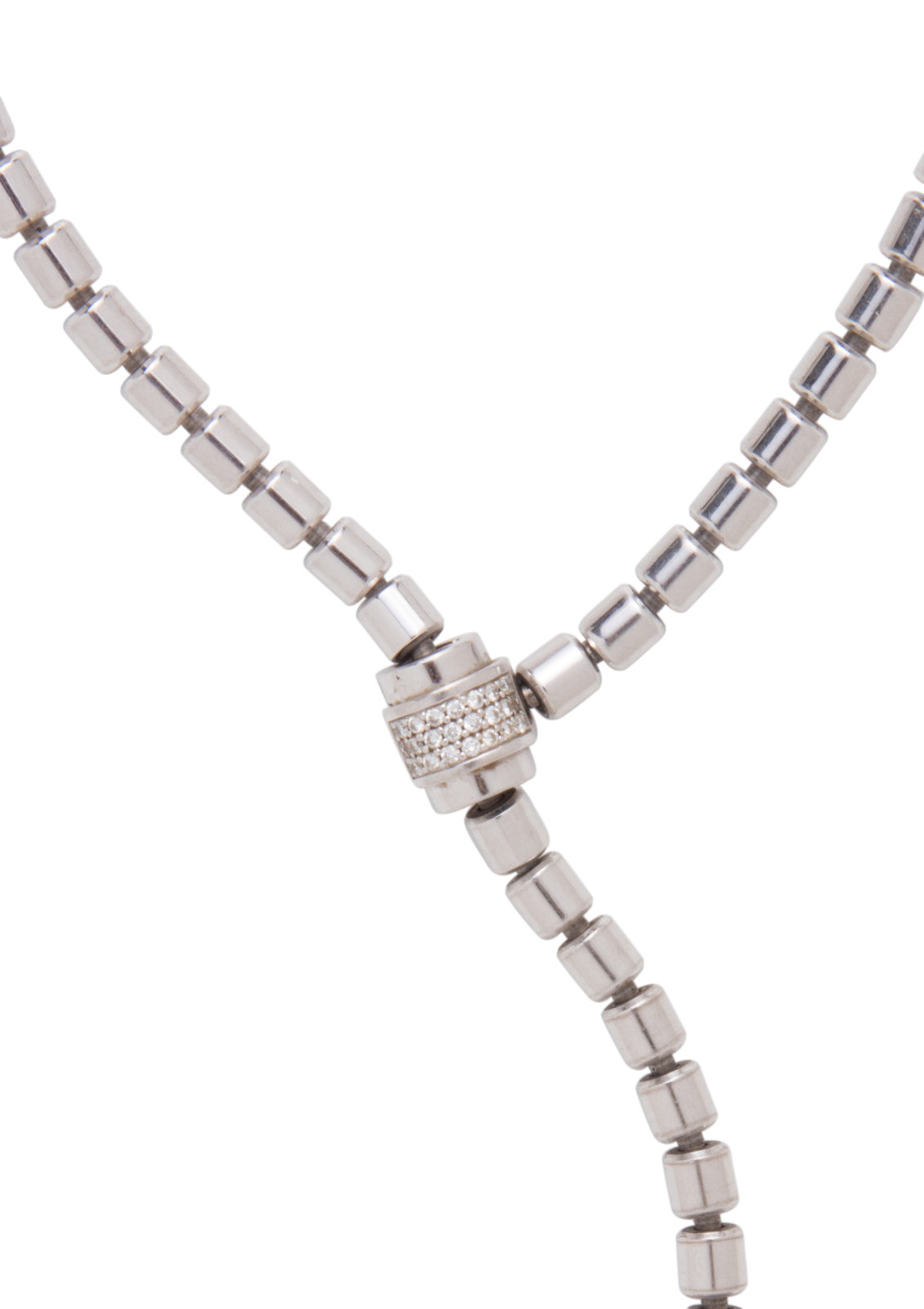 PIAGET WHITE GOLD AND DIAMOND LARIAT NECKLACE