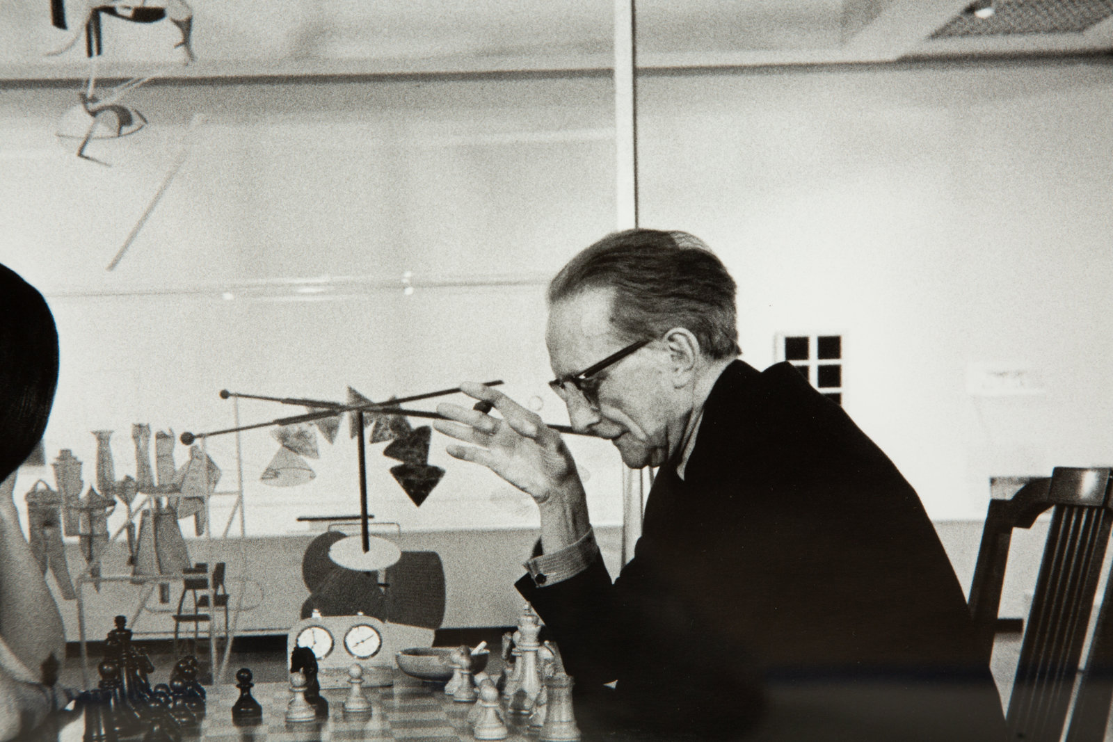 Marcel Duchamp Playing Chess with a Nude Eve Babitz