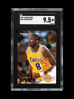 Lot Detail - Kobe Bryant High School Era Signed 1995 NBA Hoops Magazine  (PSA/DNA)