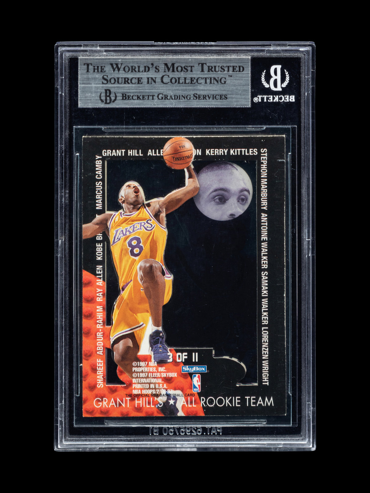 Sold at Auction: 1996-97 HOOPS KOBE BRYANT ROOKIE CARD