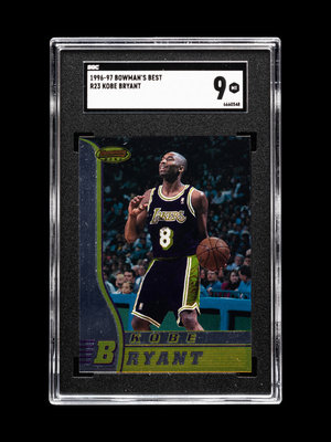 Kobe Bryant 1997 Score Board Autograph Basketball Card
