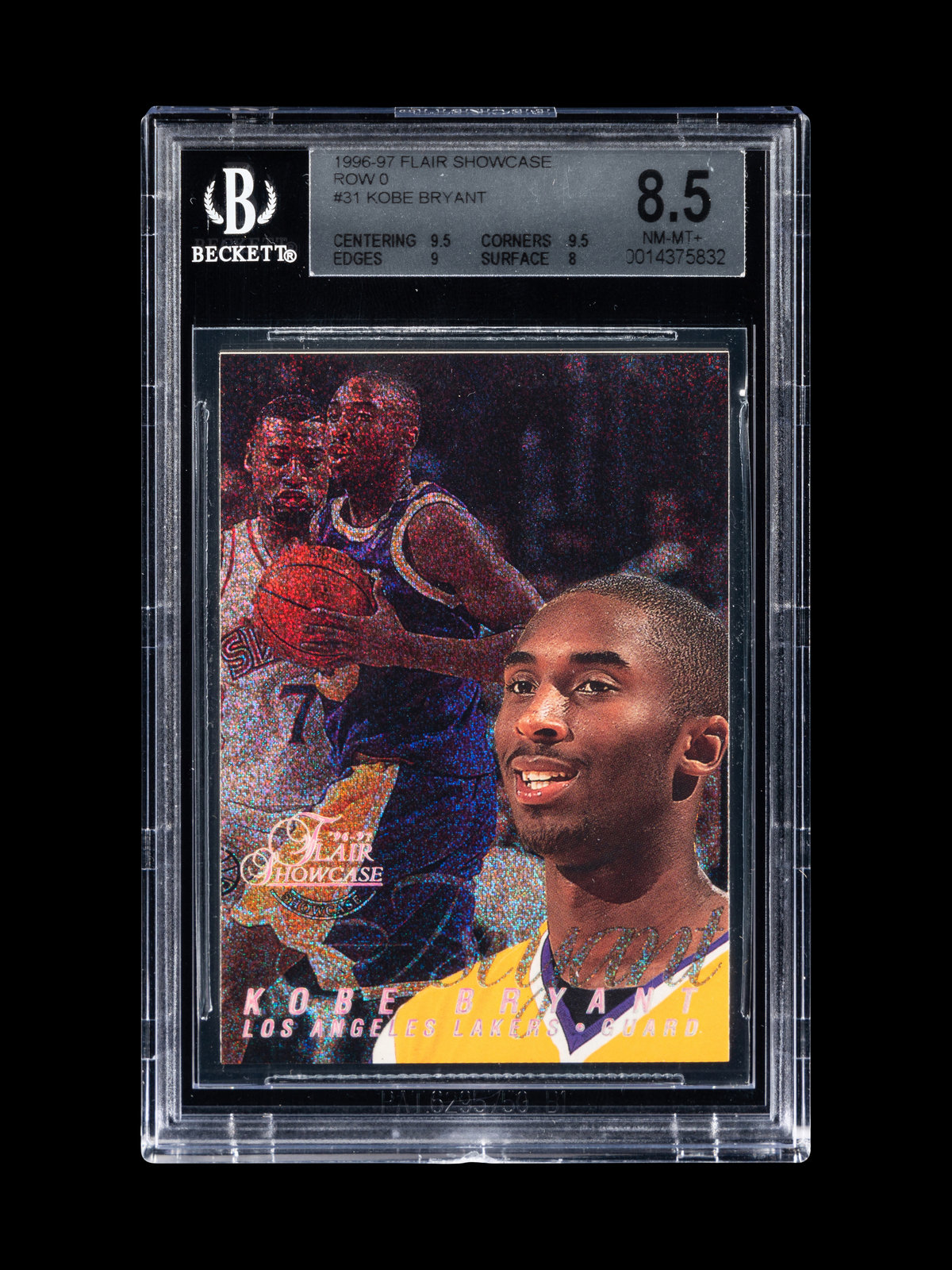 A Group of 1996-97 Flair Kobe Bryant Rookie Basketball Cards,