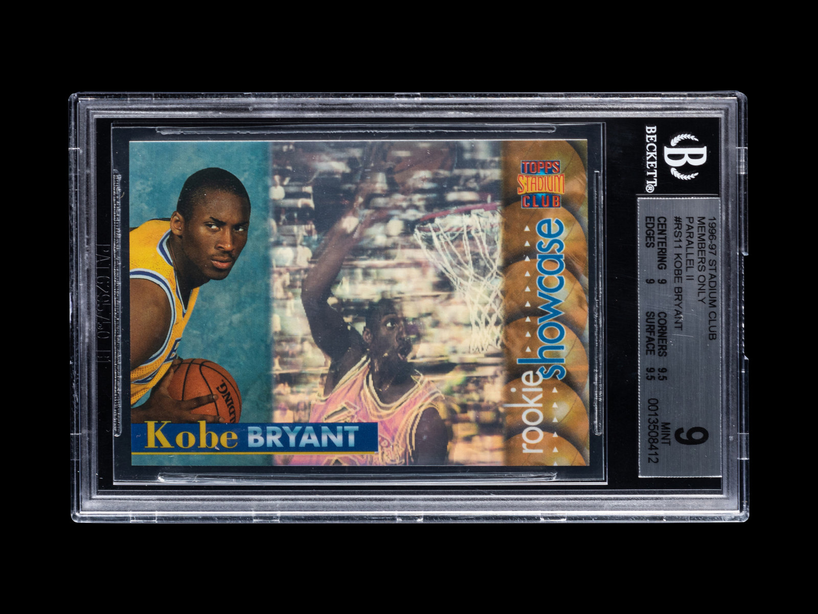 A Group of 1996-97 Topps Stadium Club Kobe Bryant Rookie 