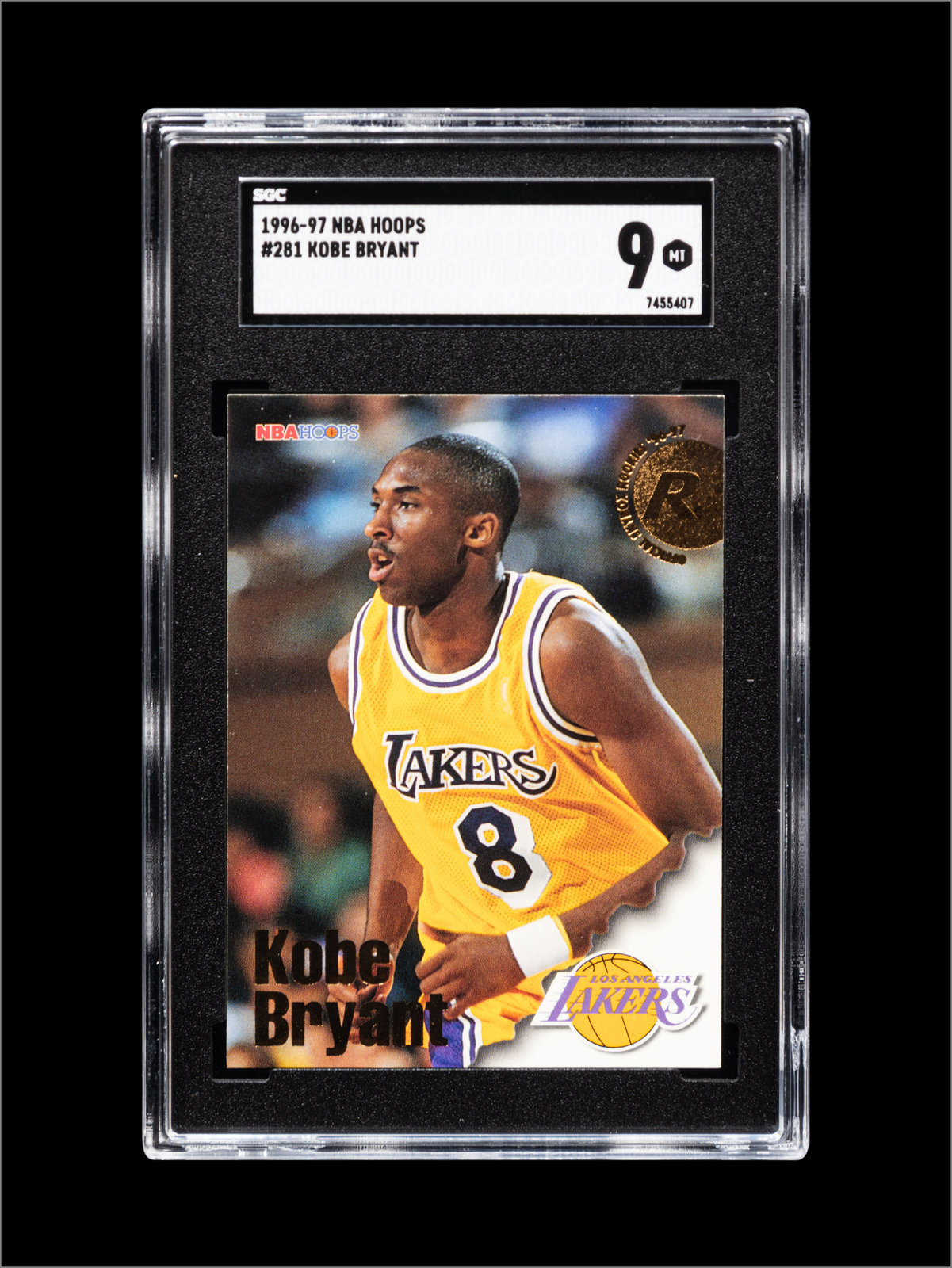A Group of 1996-97 NBA Hoops Kobe Bryant Rookie Basketball 