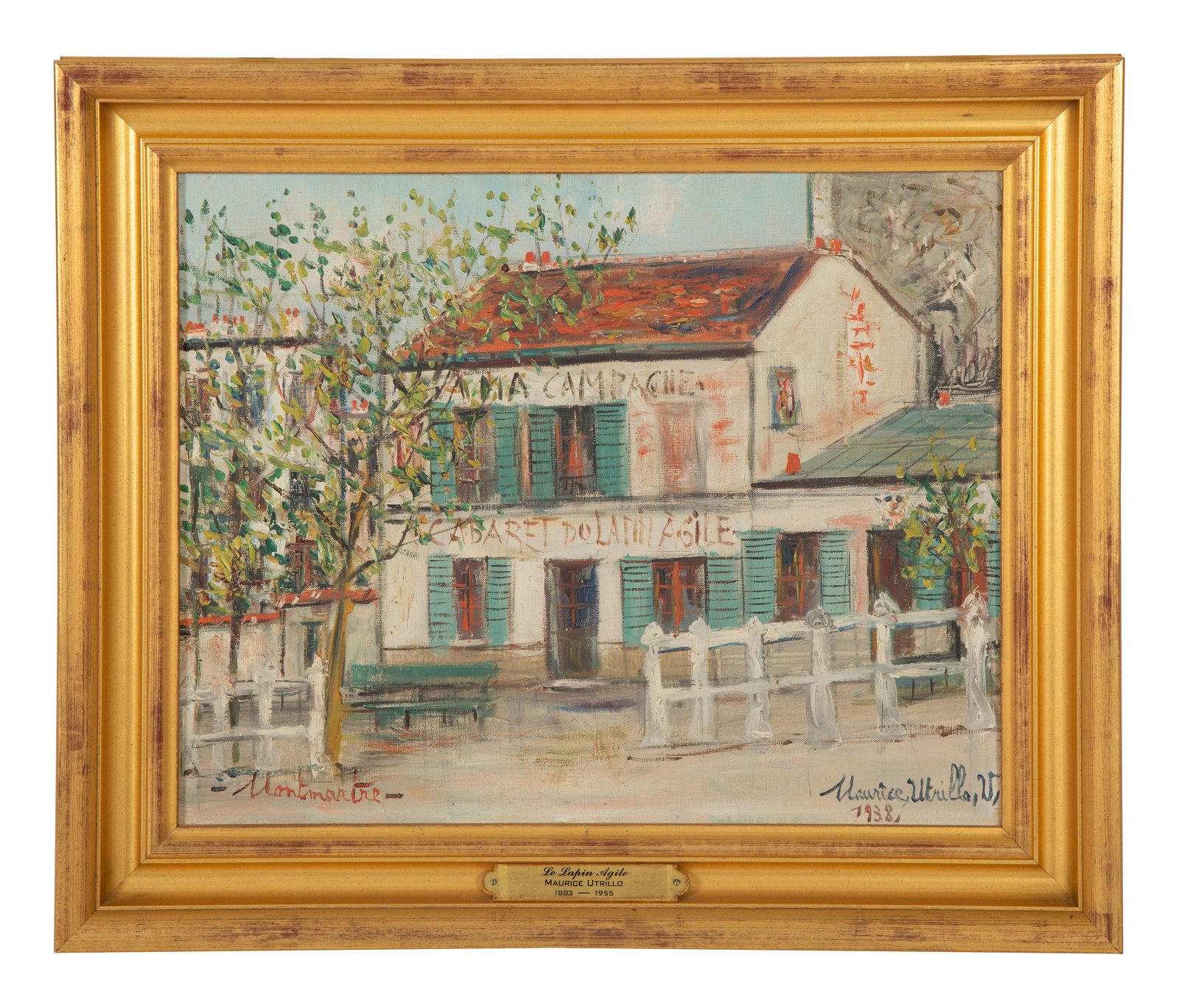 MAURICE UTRILLO、LA RUE SAINT-VINCENT ET LE LAPIN AGILE、海外版超