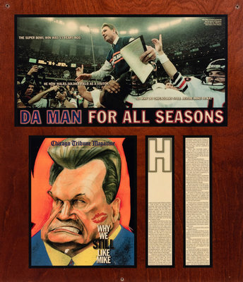 See Mike Ditka's memorabilia from his restaurant that's up for auction