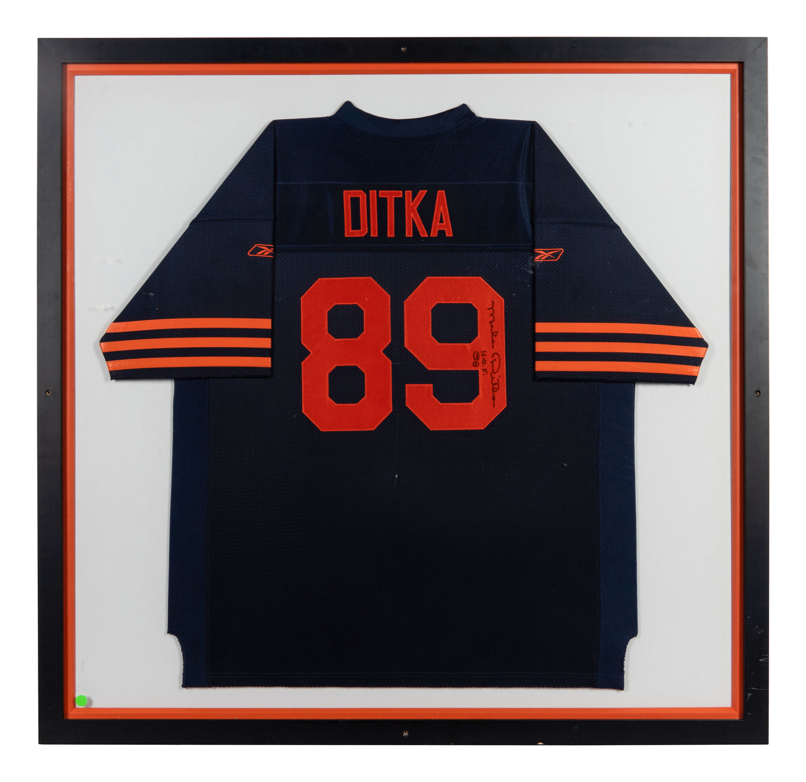 A Mike Ditka Signed Autograph Chicago Bears Jersey Presentation