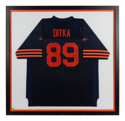 Sold at Auction: Mike Ditka's Chicago Bears Jersey and Sweater Retirement  Presentation Formerly Displayed at Mike Ditka's Restaurant