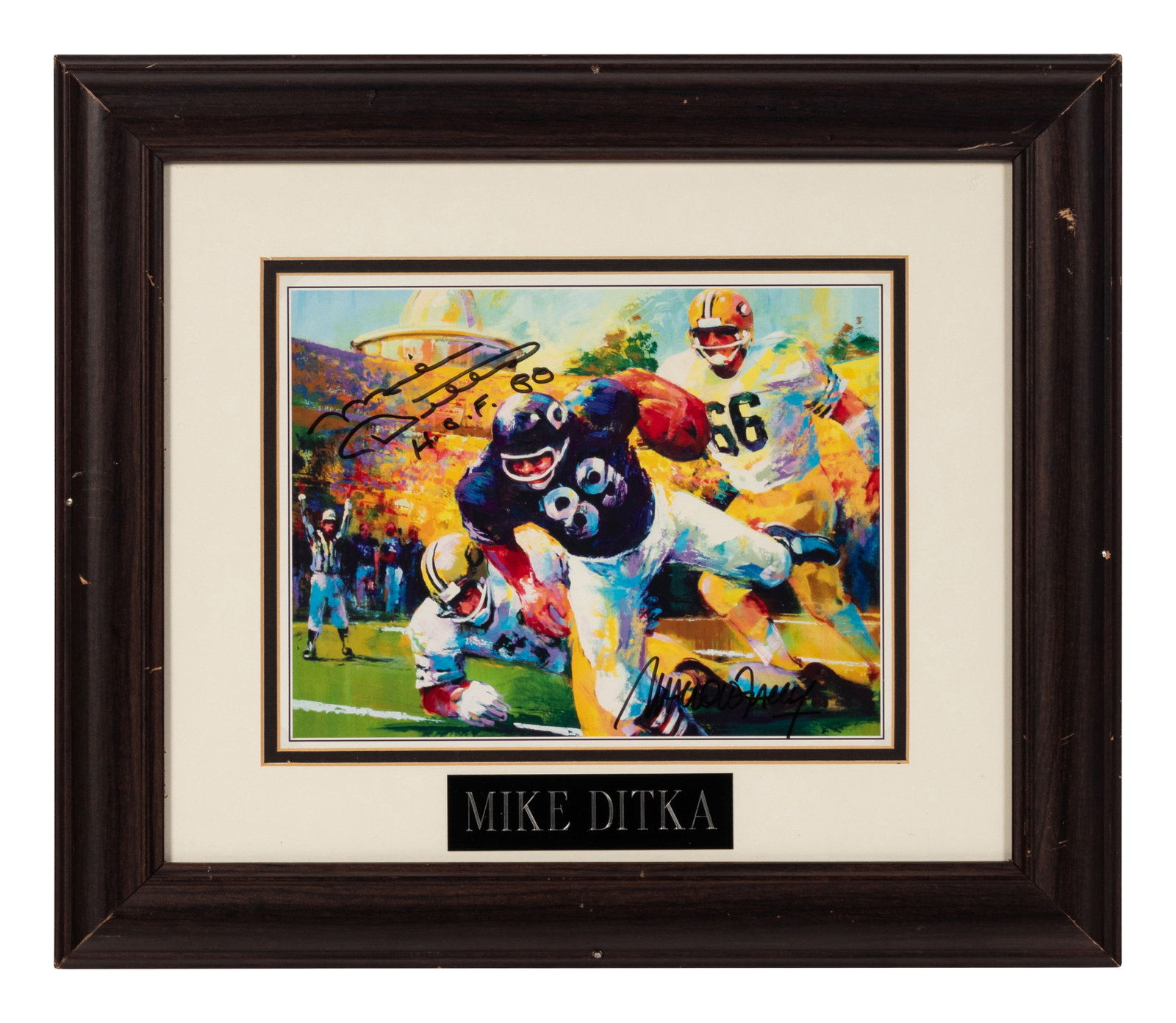 Sold at Auction: A 1988 Chicago Bears vs. Detroit Lions Game Ball Presented  to Mike Ditka Formerly Displayed at Mike Ditka's Restaurant