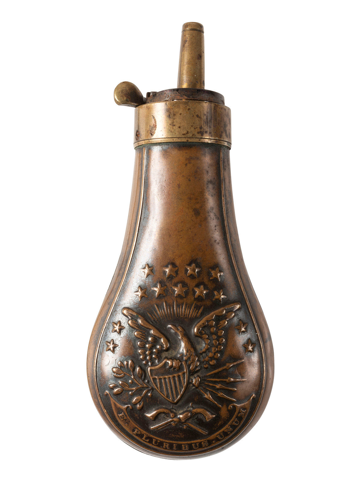 Civil War Colt Pocket Powder Flask