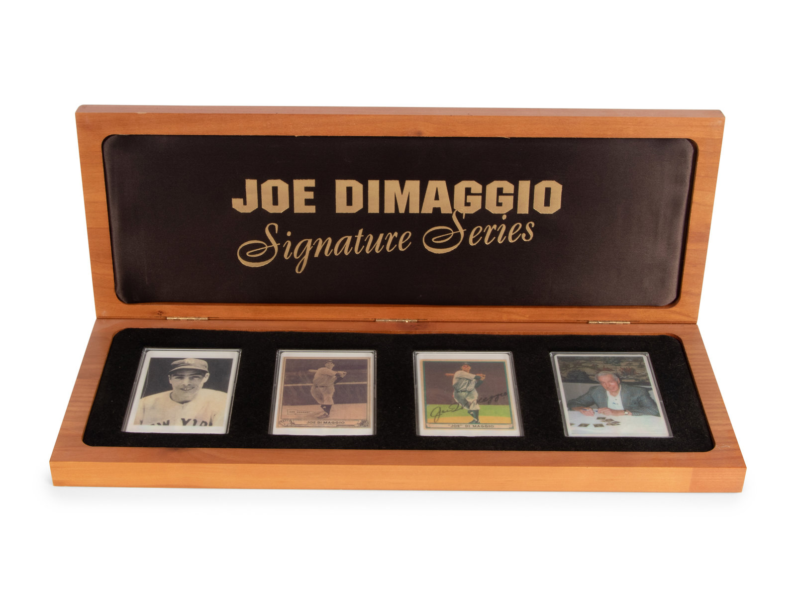 JOE DIMAGGIO Autographed Photo-Ball With Inscription