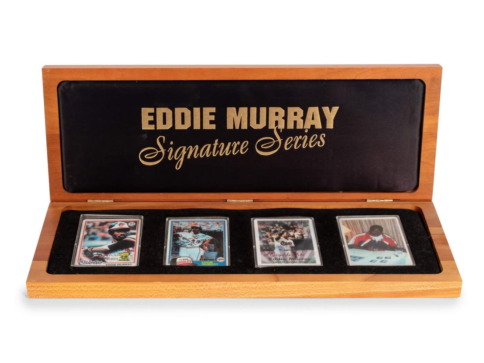 Eddie Murray Autographed Signature Series Porcelain Topps Set