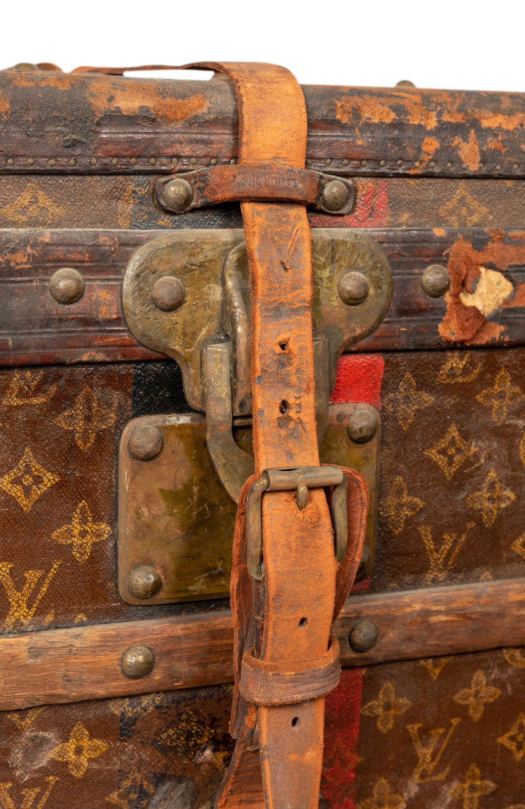 Antique French Cabin Trunk in Louis Vuitton, 1910