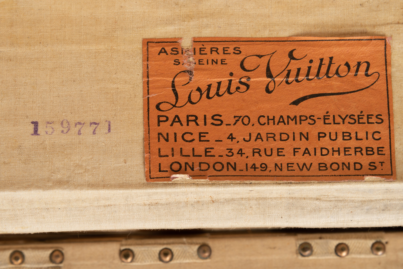 Bertha Palmer's Louis Vuitton Trunk, Late 19th Century