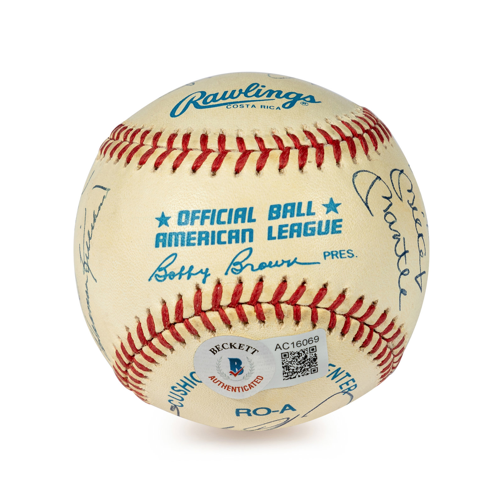 500 HOME RUN CLUB Signed Baseball - Mickey Mantle - Ted Williams