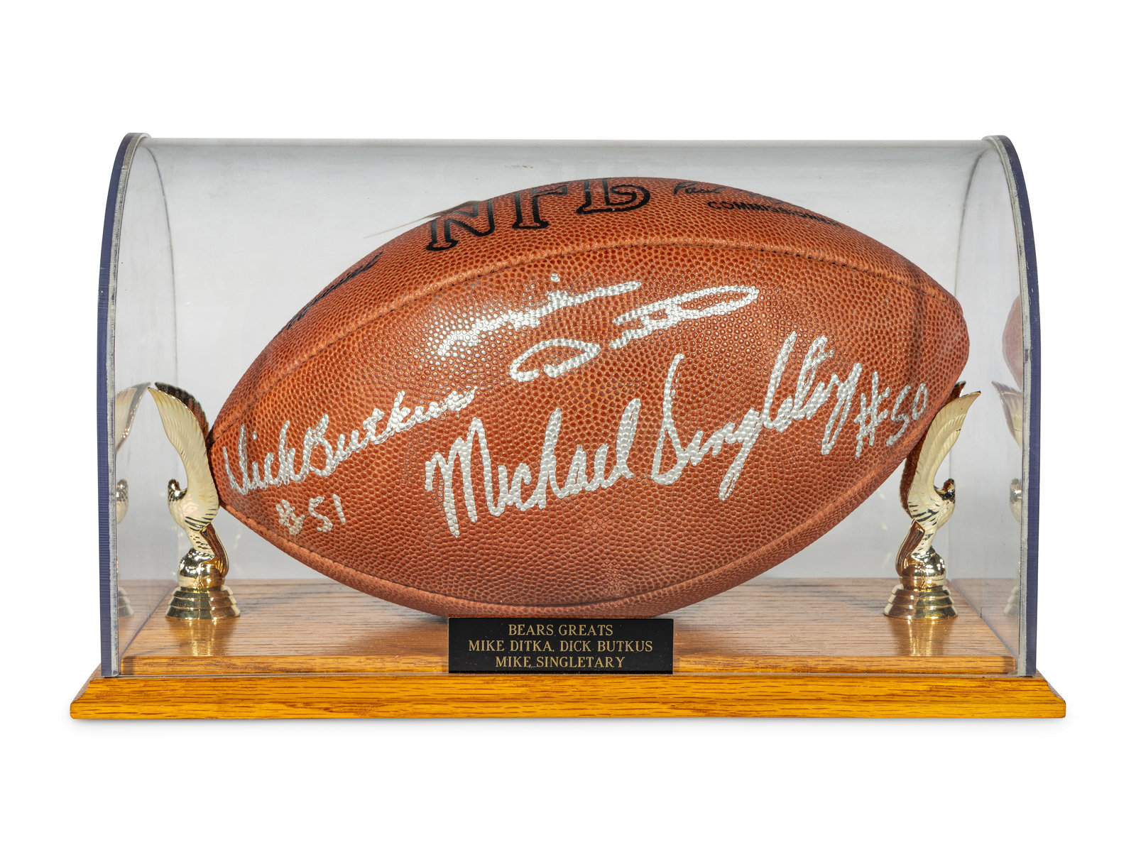 Dick Butkus Signed Football In Nfl Autographed Footballs for sale