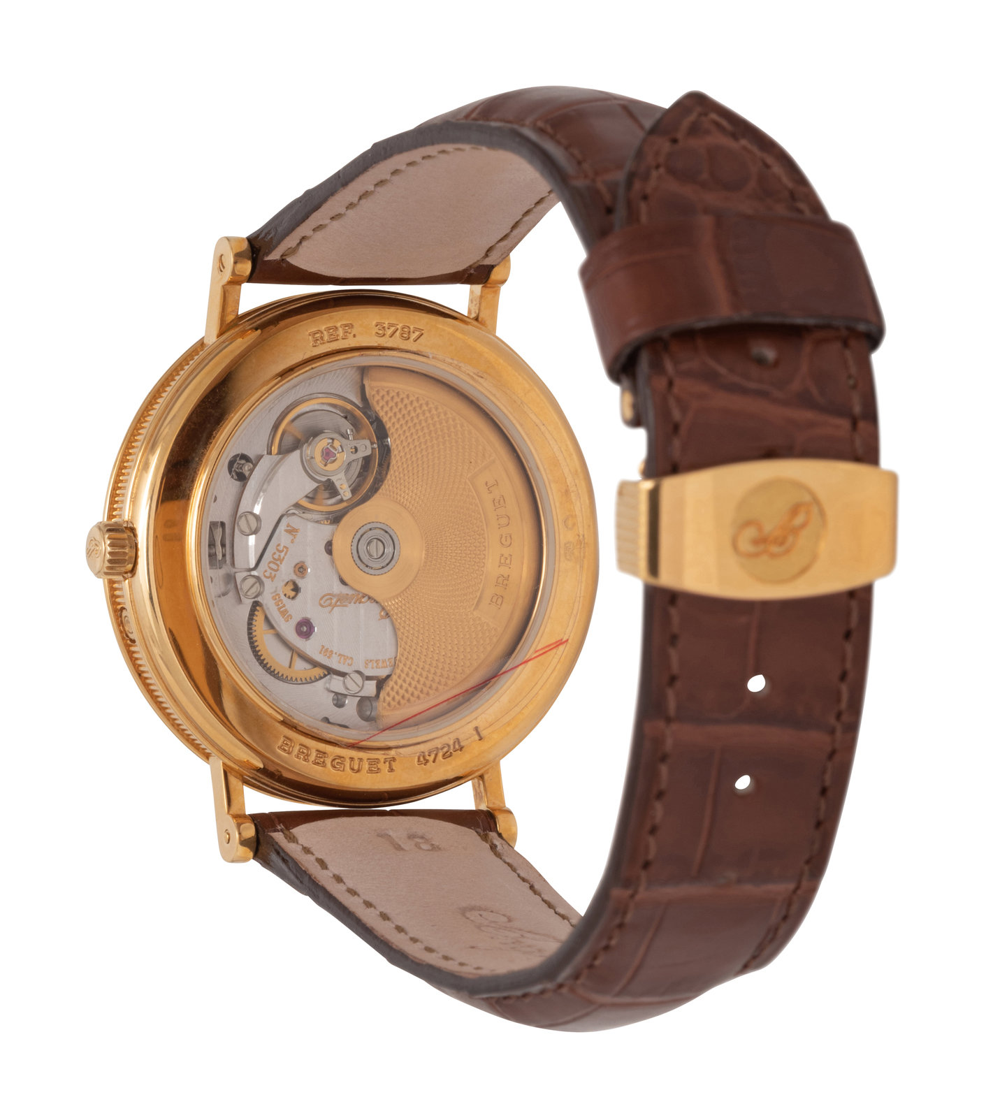 BREGUET REF. 3787 18K YELLOW GOLD PERPETUAL CALENDAR SERPENTINE