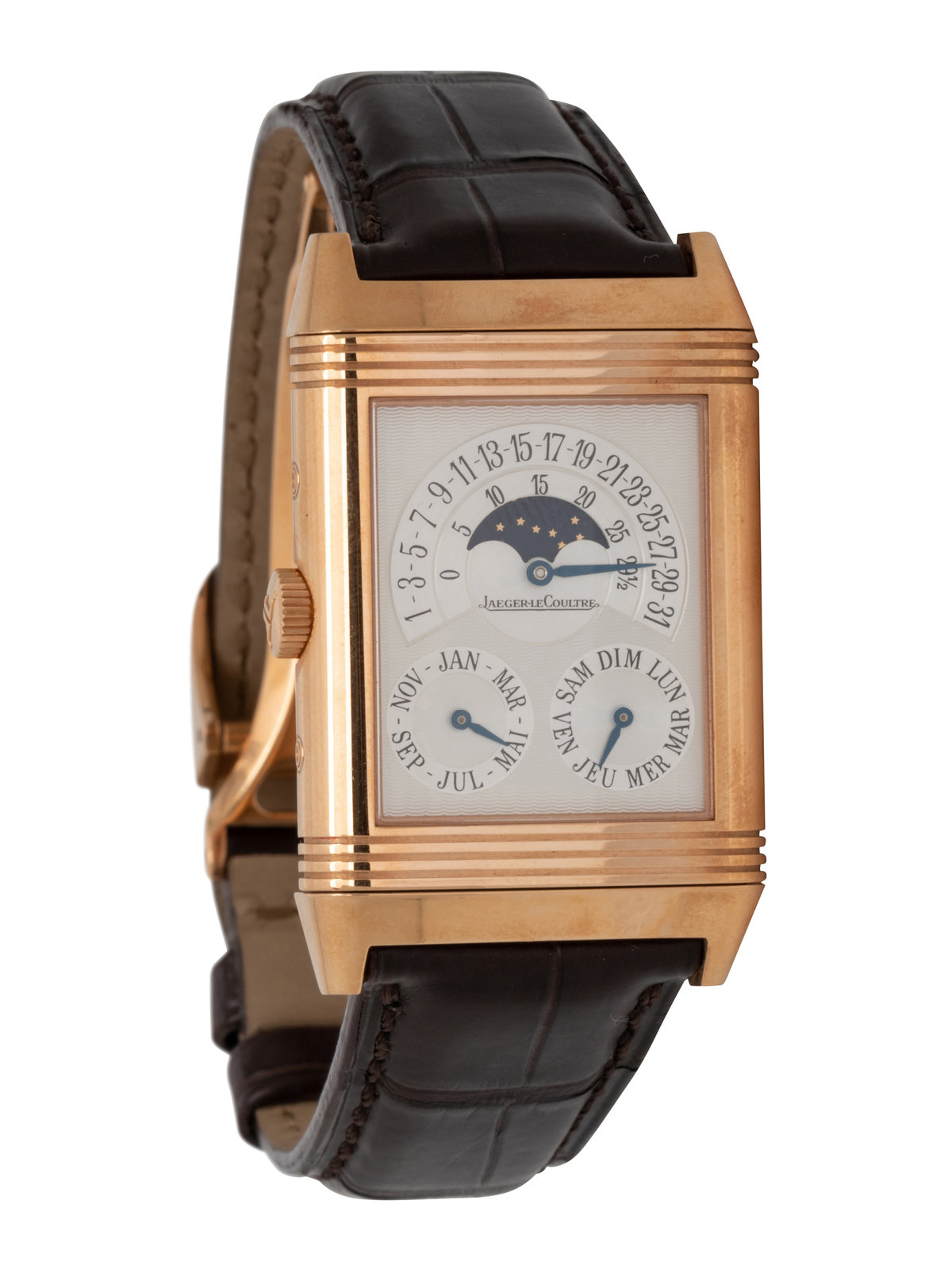 JAEGER LECOULTRE REF 270.2.55 18K YELLOW GOLD REVERSO QUANTI ME