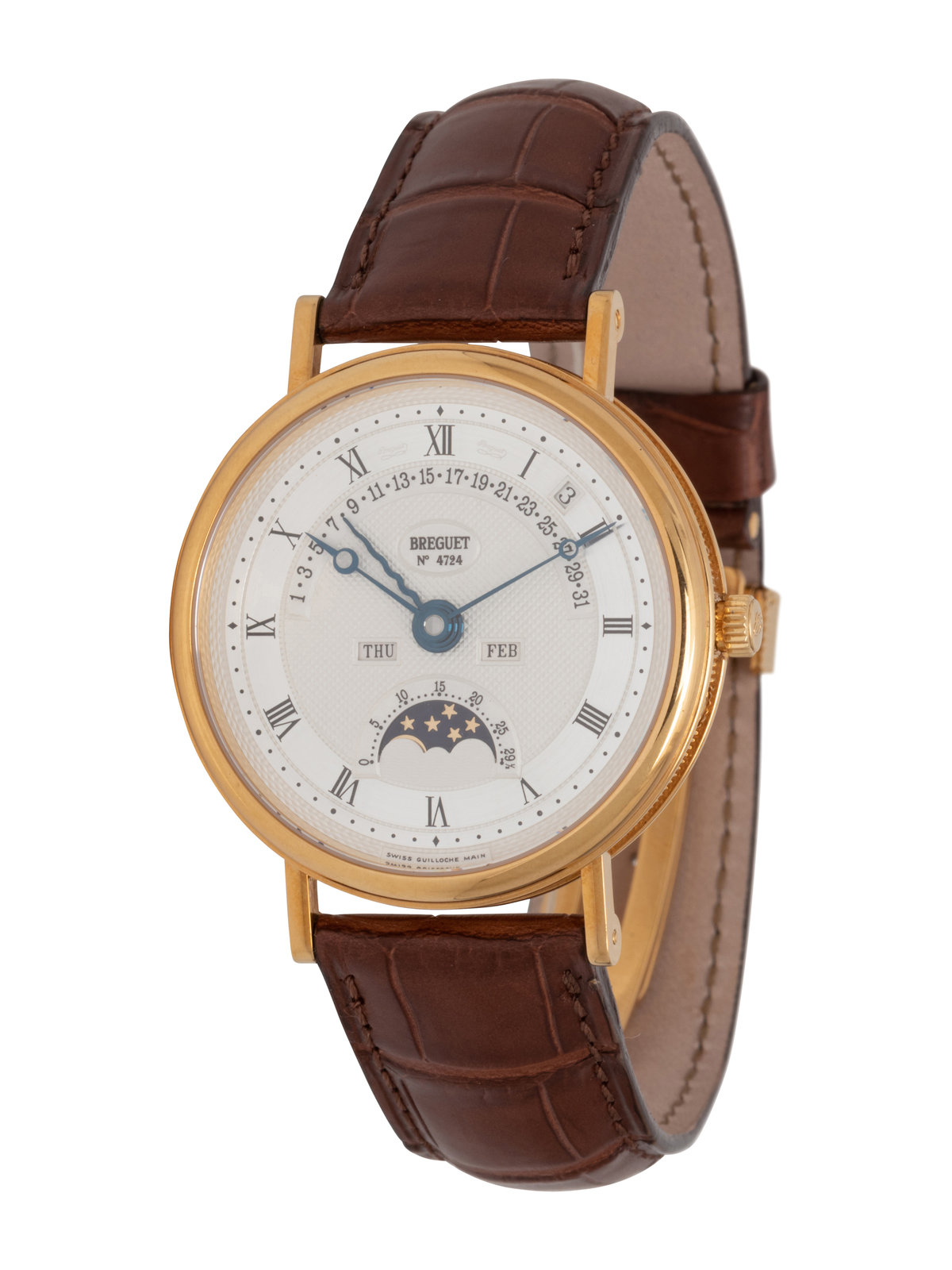 BREGUET REF. 3787 18K YELLOW GOLD PERPETUAL CALENDAR SERPENTINE