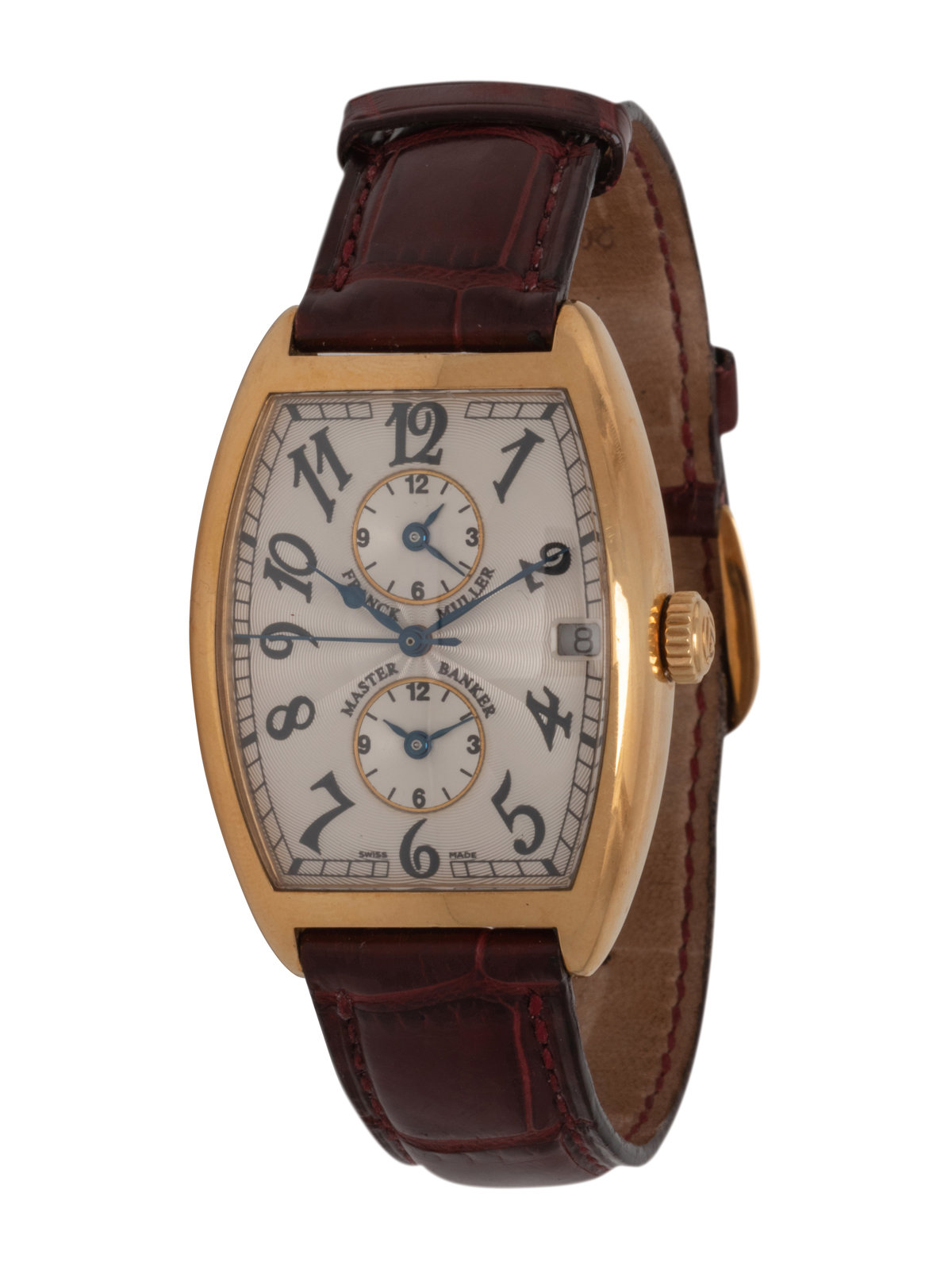 FRANCK MULLER REF. 2852 18K YELLOW GOLD TRIPLE TIME ZONE MASTER