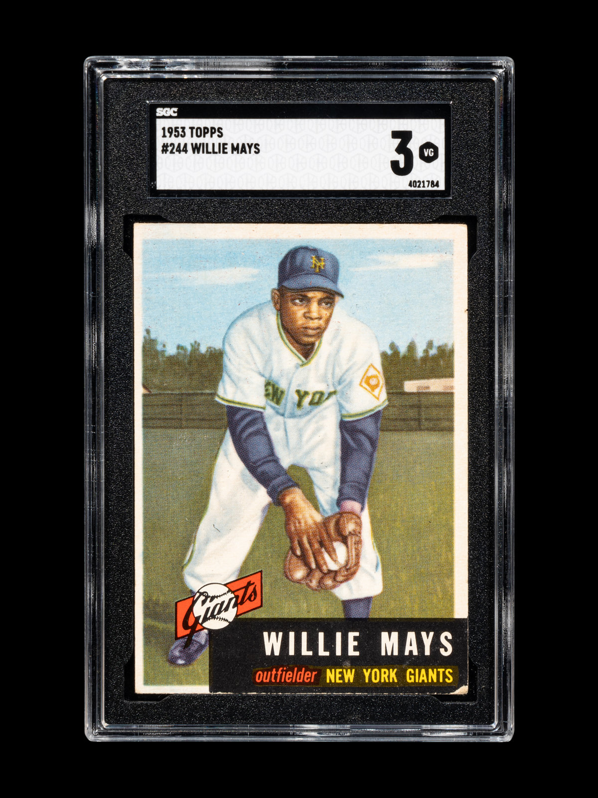 Willie Mays Topps Collector Series Card 