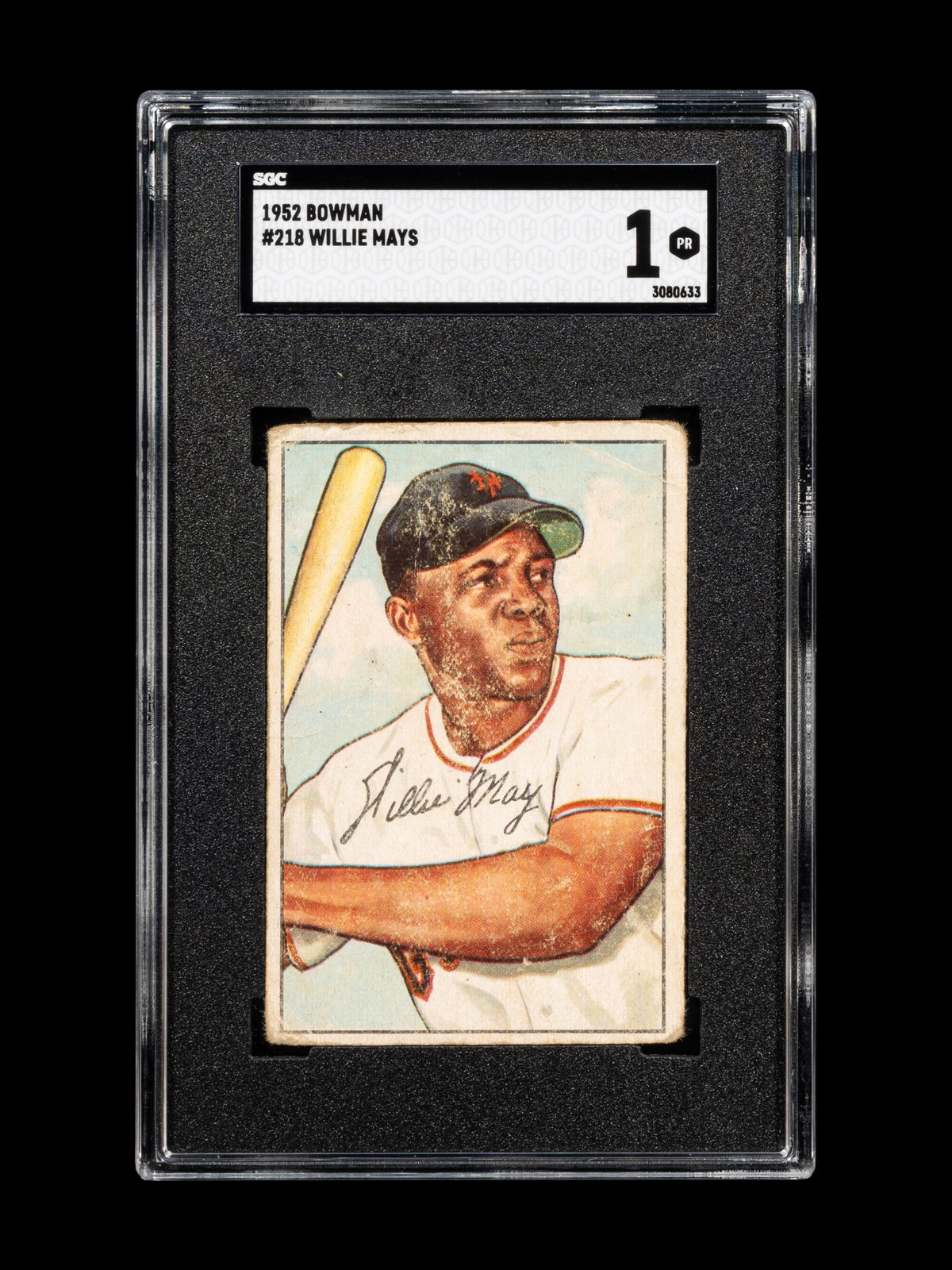 Willie Mays' rookie card up for auction