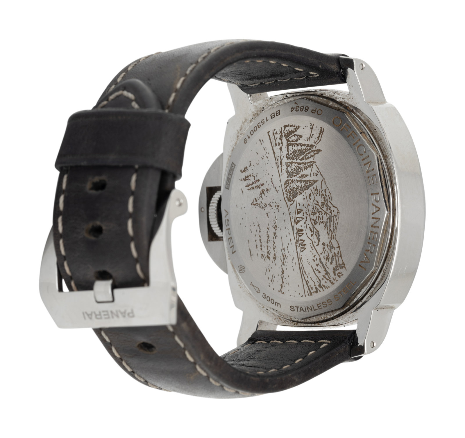 PANERAI STAINLESS STEEL LIMITED EDITION LUMINOR MARINA ASPEN WATCH