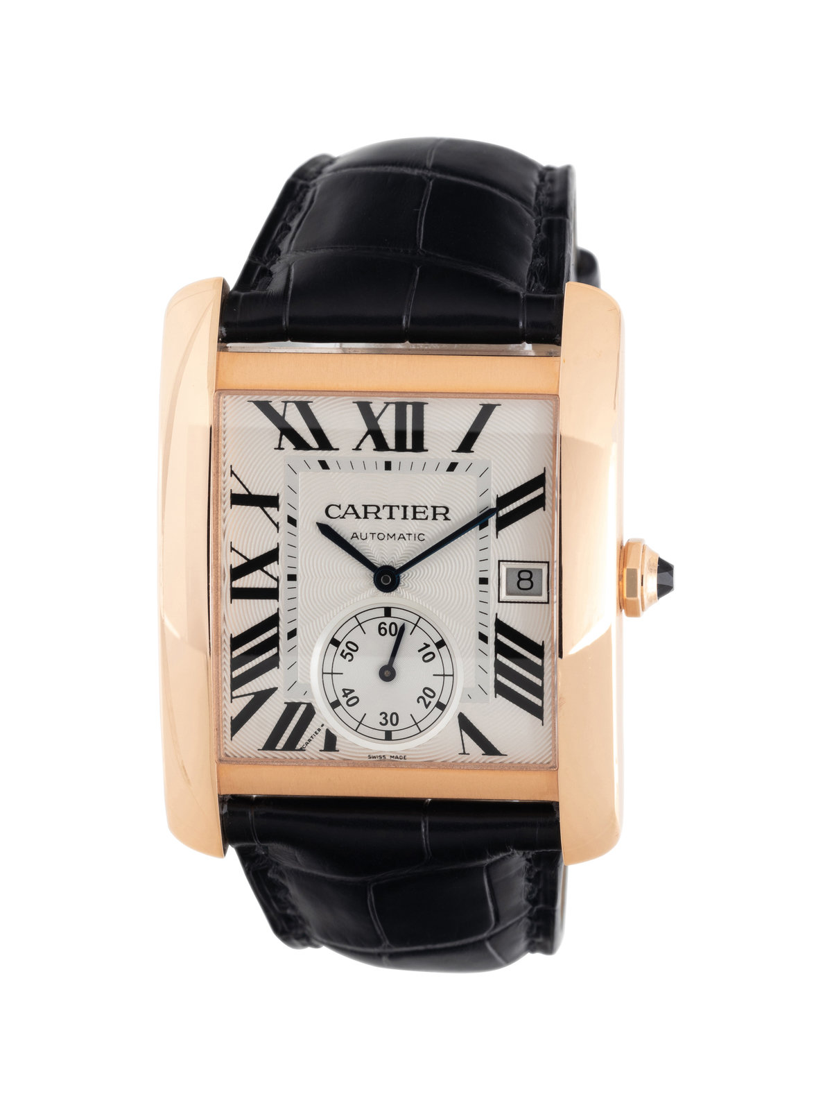 CARTIER REF. 3590 18K ROSE GOLD TANK MC WATCH