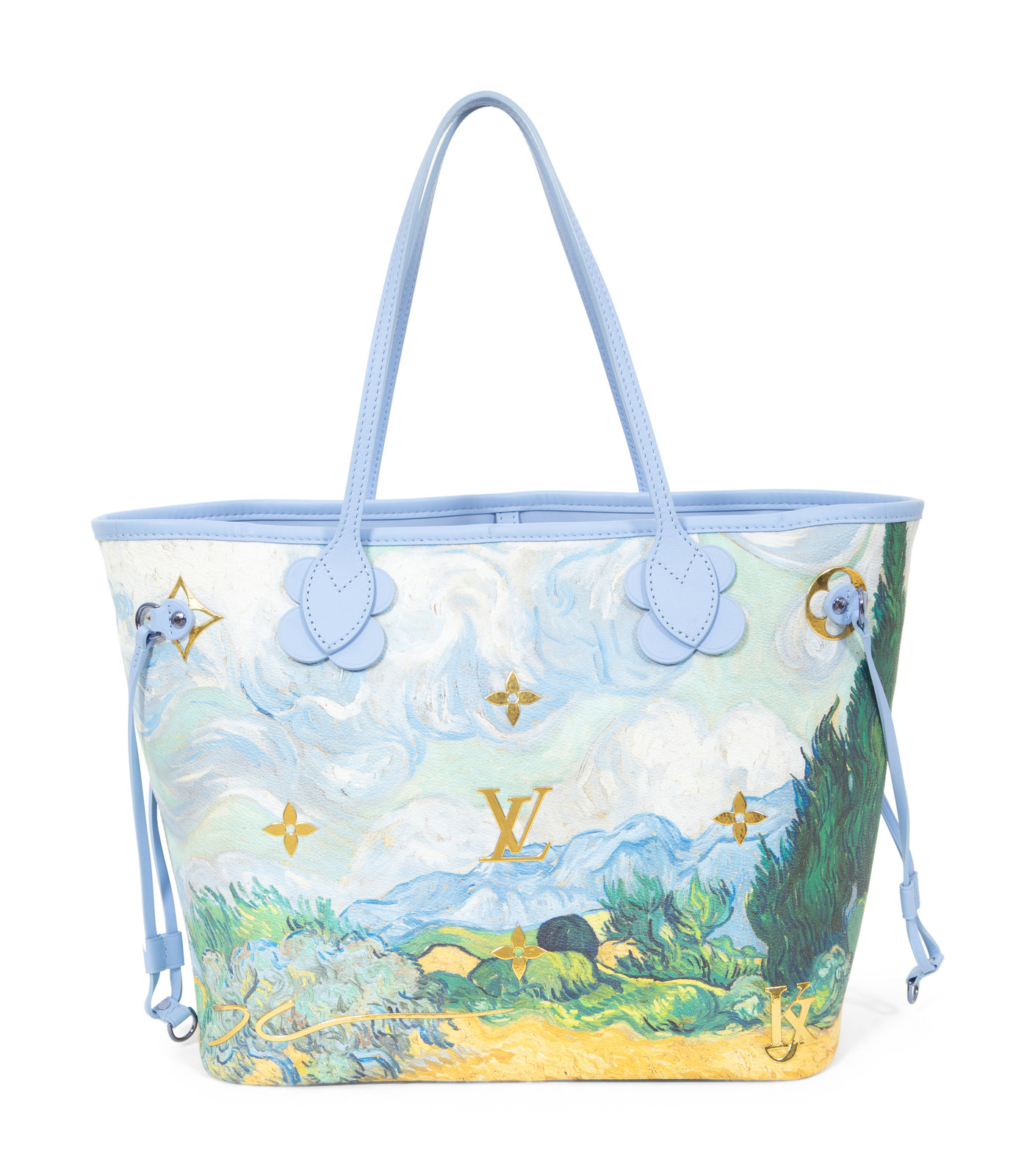 Louis Vuitton x Jeff Koons Van Gogh Neverfull MM Tote with Pochette, 2017