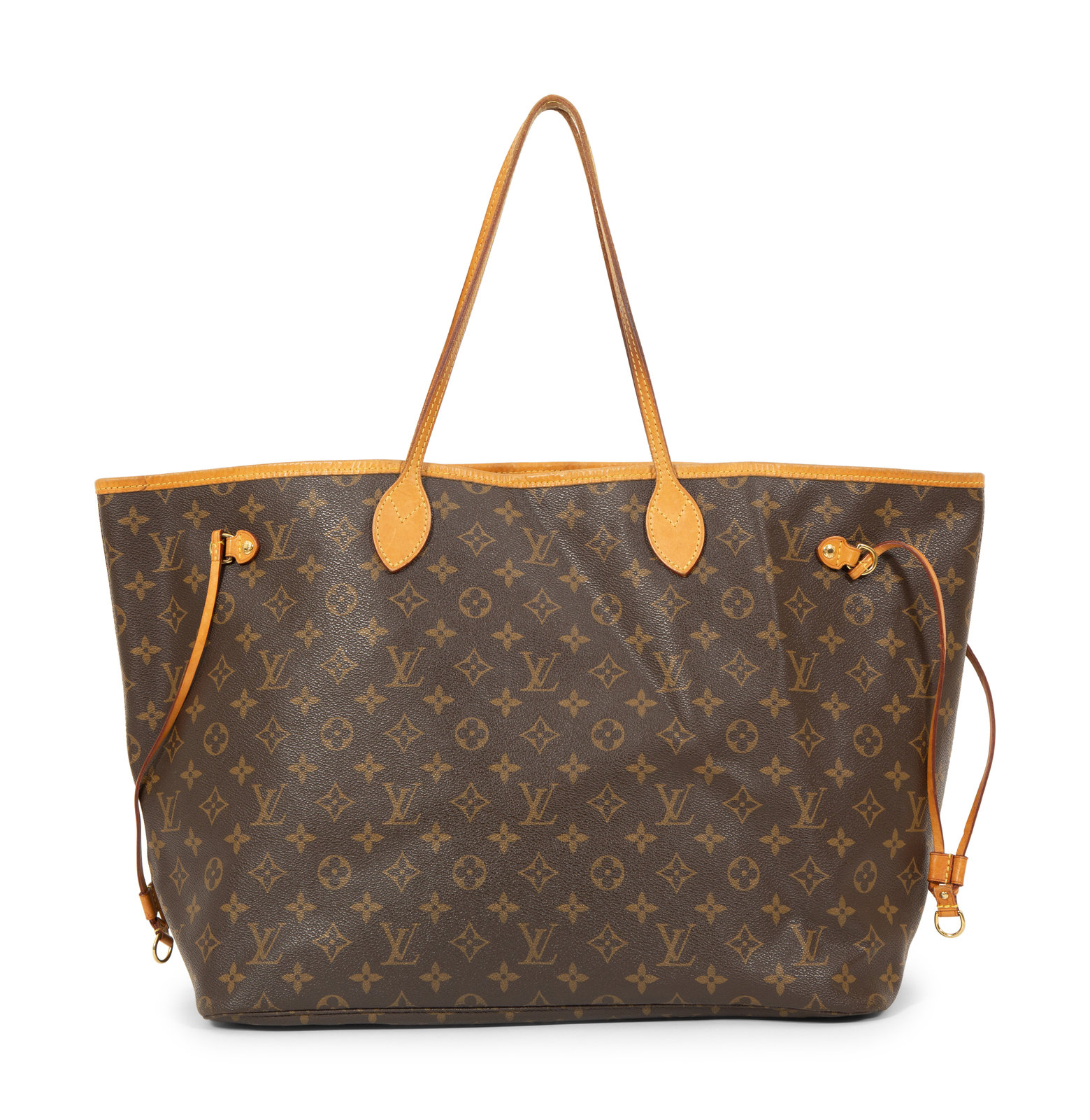Sold at Auction: AUTHENTIC LOUIS VUITTON LOOPING MM MONOGRAM , LEATHER  SHOULDER BAG