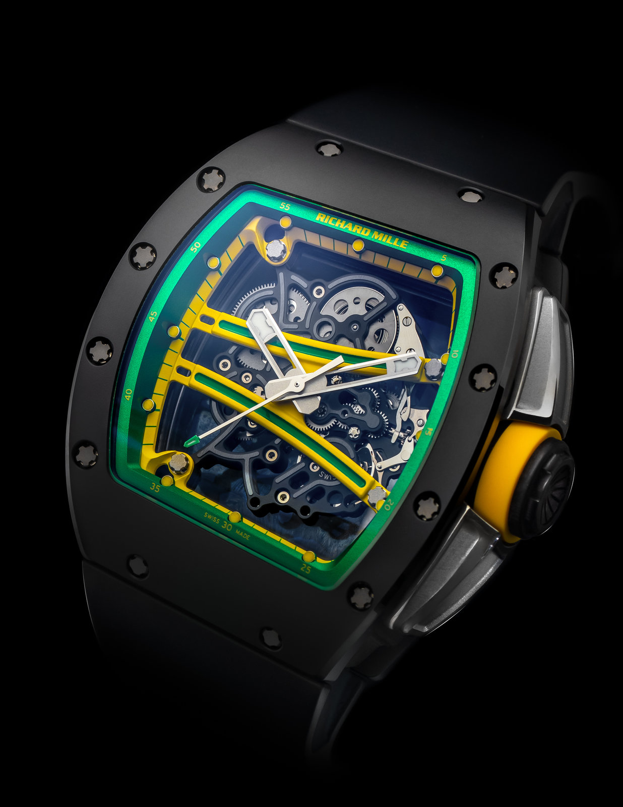 A SPECTACULAR RICHARD MILLE REF. RM61 01 CERAMIC YOHAN BLAKE WATCH