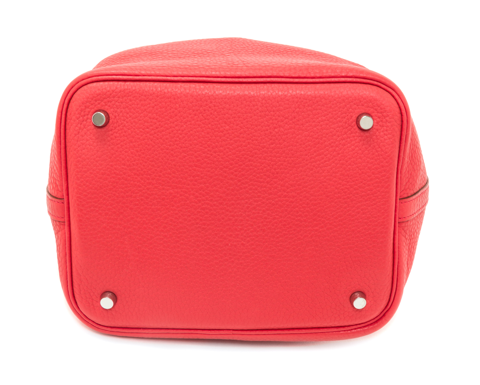 Fashion Avenue - Hermes Picotin MM in red Clemence leather