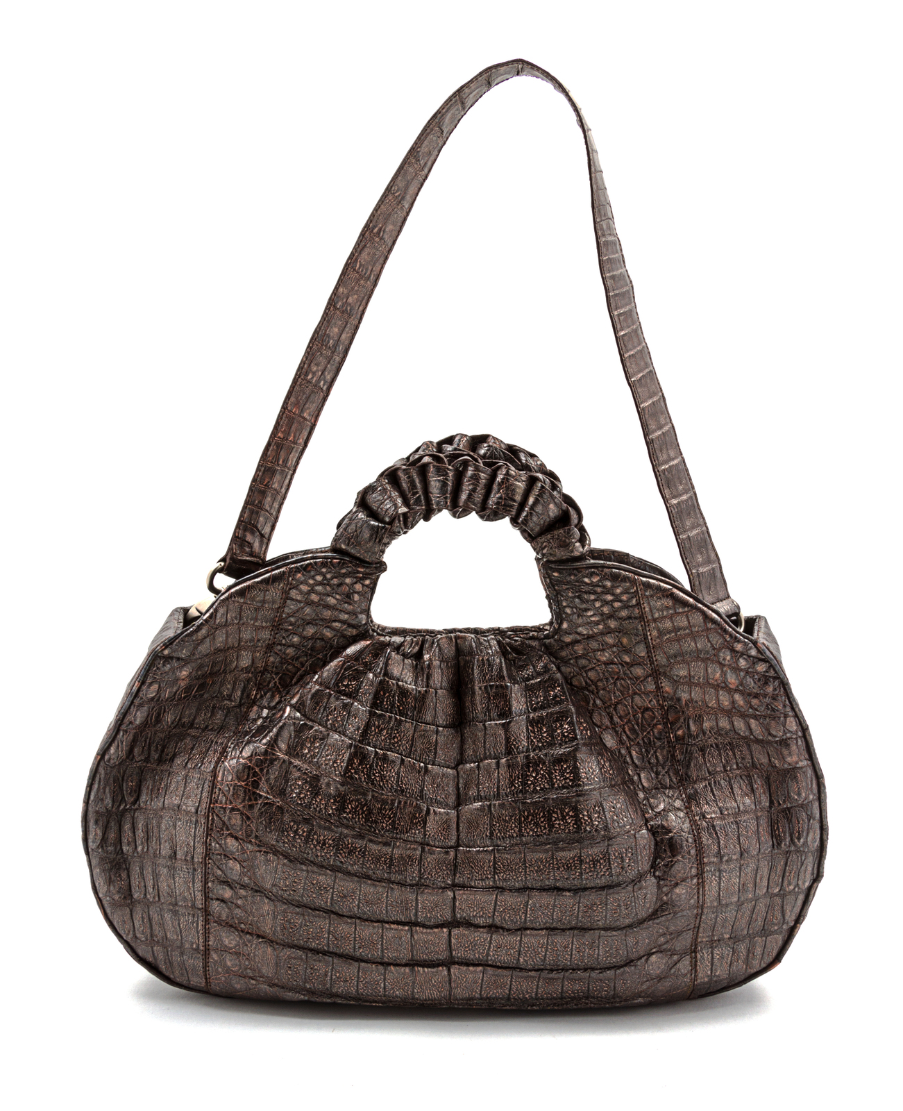 At Auction: Nancy Gonzalez Crocodile Leather Bag