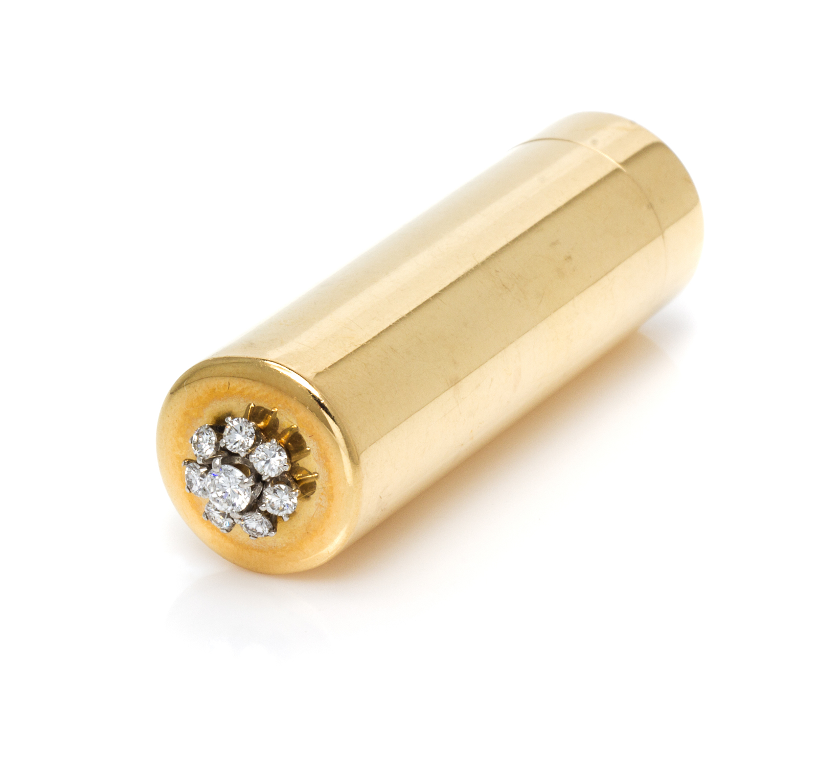 Van Cleef and Arpels gold lipstick case sku 5028 DBGEMS