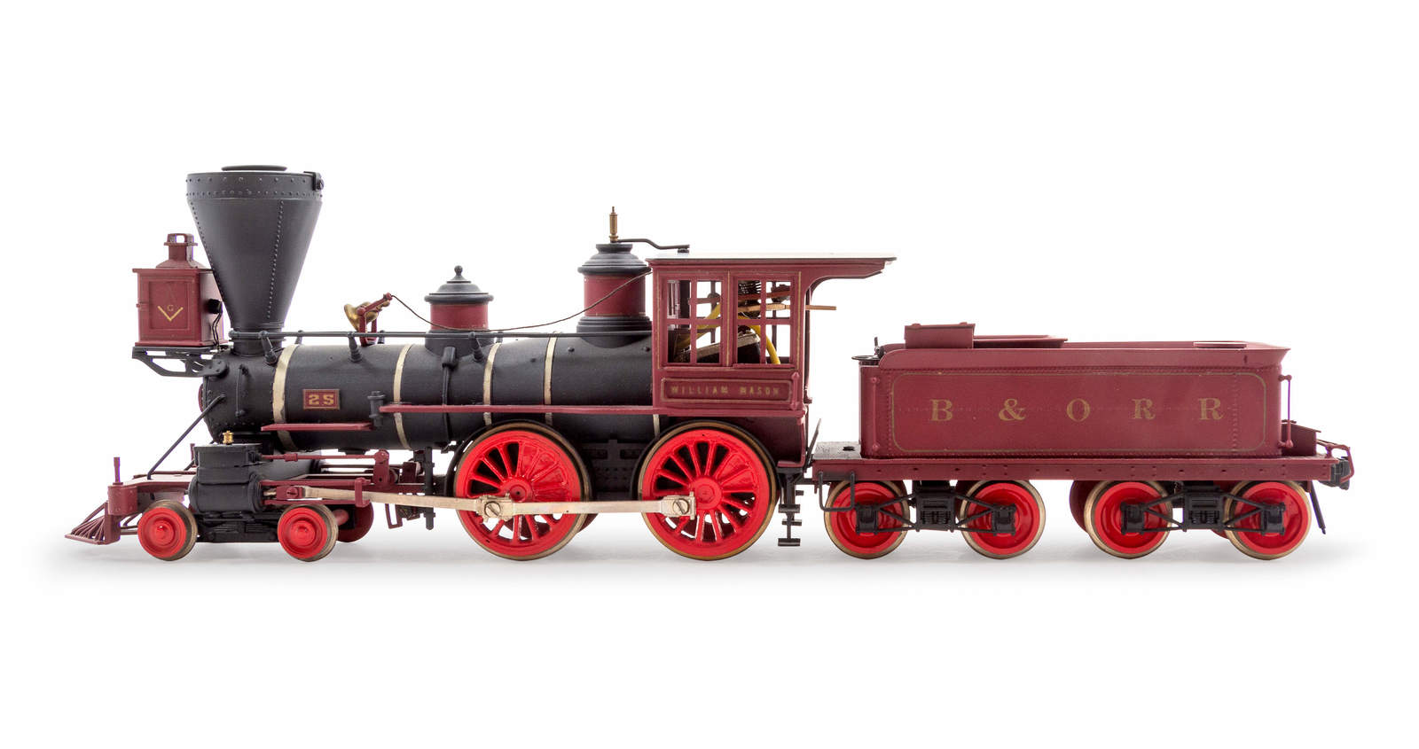 A KTM Polychrome O-Gauge B&O Railroad: William Mason 4-4-0