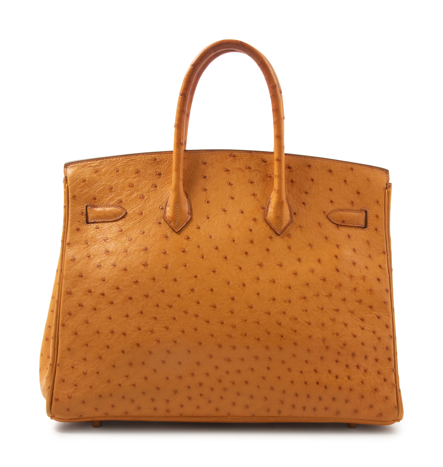 Lot - Hermes Ostrich Leather 35cm Birkin Bag